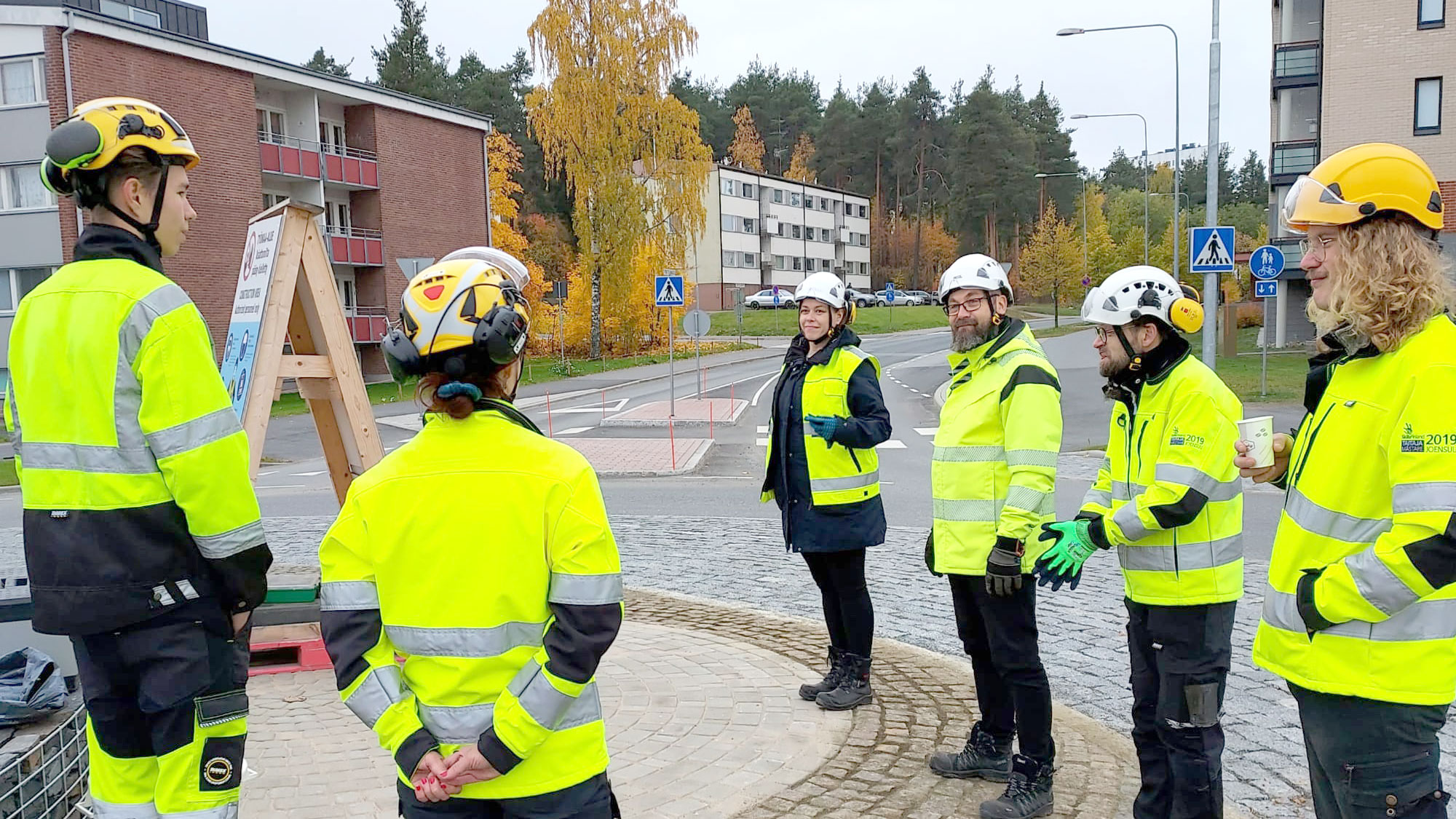 Kiertoliittymä opiskelijavoimin